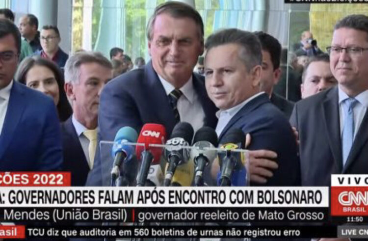 Mauro va a Brasilia y garantiza su compromiso por la reelección de Bolsonaro